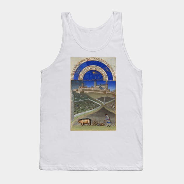 Très Riches Heures du Berry - Frères de Limbourg Tank Top by themasters